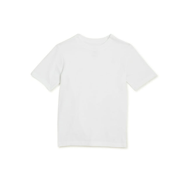 Wonder Nation Boys Kid Tough Short Sleeve Crewneck T-Shirt, Sizes 4-18 & Husky