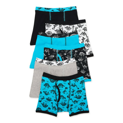 Wonder Nation Toddler Boys’ Comfort Waist Boxer Briefs Underwear, 6-Pack, Sizes 2T-5T