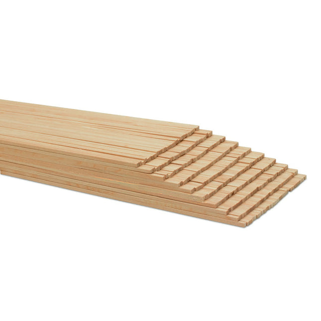 Wood Square Dowel Rods 1/8 inch x 12 Pack of 25 Wooden Craft Sticks for Crafts and Woodworking by Woodpeckers