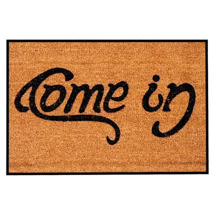YUEHAO Carpet Slip Outdoor Ndoor Come Doormat Welcome Go Non Mat in 40X60Cm Floor Home Textiles Brown