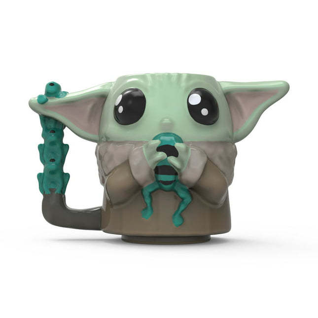 Zak Designs Star Wars: the Mandalorian 11.5 oz. Sculpted Ceramic Coffee Mug, the Child (Baby Yoda)