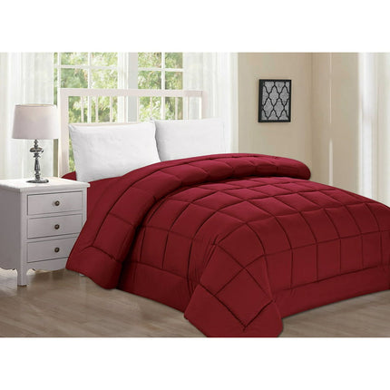 Down Alternative Double Filled Comforter Twin/Twin XL , Burgundy