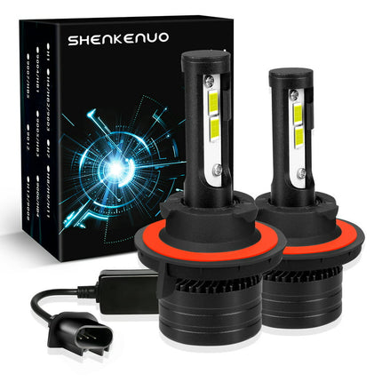 For Dodge Ram 1500 2500 2006 2007 2008 LED Headlight Bulbs H13 9008 High and Low Beam 2pcs