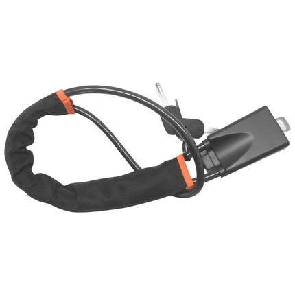 Dpityserensio Steering Wheel Lock Seat Belt Lock Security Anti-theft Handbag Lock Fit Most Cars Vehicle SUV Golf Cart