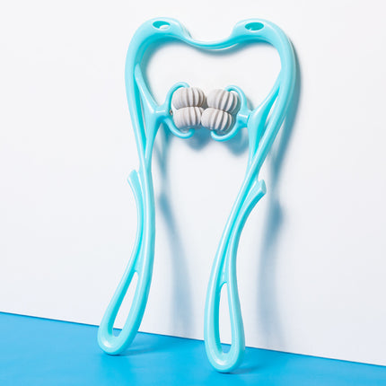 Multifunctional Manual Four-wheel Neck Massager