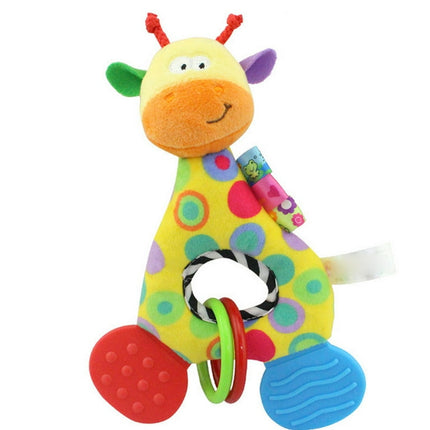 Hesxuno Toddler Baby Toys Kids Toys Newborn Baby Infant Animal Soft Rattles Teether Hanging Bell Plush Bebe Toys Christmas Gifts for Boys Girls