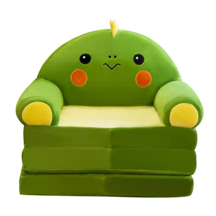 iOPQO chair cushions Plush Foldable Kids Sofa Backrest Armchair 2 In 1 Foldable Children Sofa Cute Cartoon Lazy Sofa Children Flip Open Sofa Bed For Living Room Bedroom Wi seat cushion
