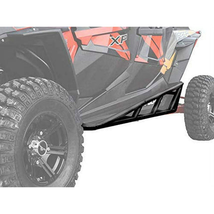 SuperATV HD Nerf Bars for 2015|2018 Polaris RZR 4 900 / 2018 S4 900|Black|Made with 1.75? Diameter HD Tubing|UV Resistant Powder Coat Finish|Easy Installation|NB-P-RZRXP4-001-00#FN