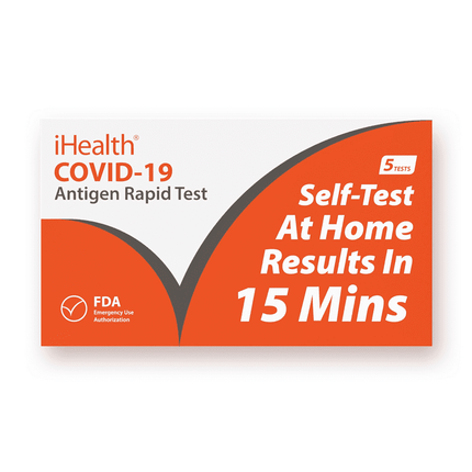 iHealth Covid-19 Antigen Rapid Test ( Pack of 5 Tests)