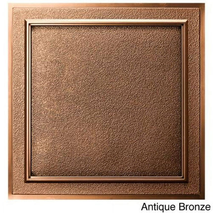 uDecor  Terrace 24-inch Ceiling Tiles (Pack of 10) Antique Bronze